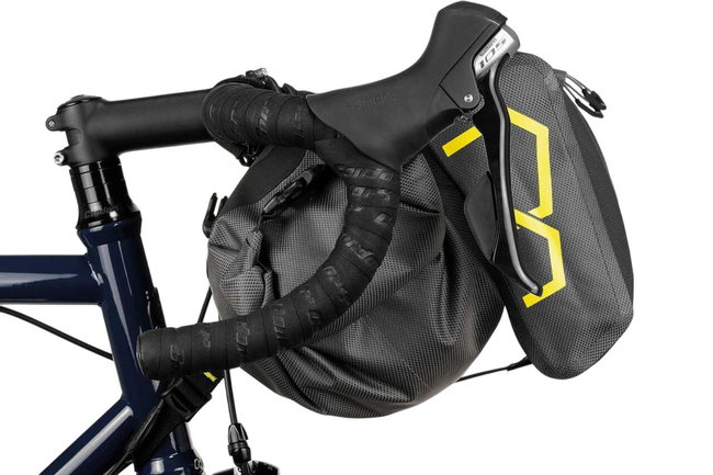 Apidura - geanta mica ghidon bicicleta Expedition Accessory Pocket 4.5 litri - negru gri