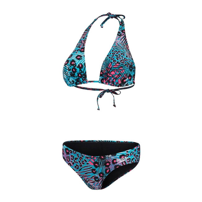 Speedo - costum inot femei 2 piese - Mix & Match Triangle - Albastru I Negru