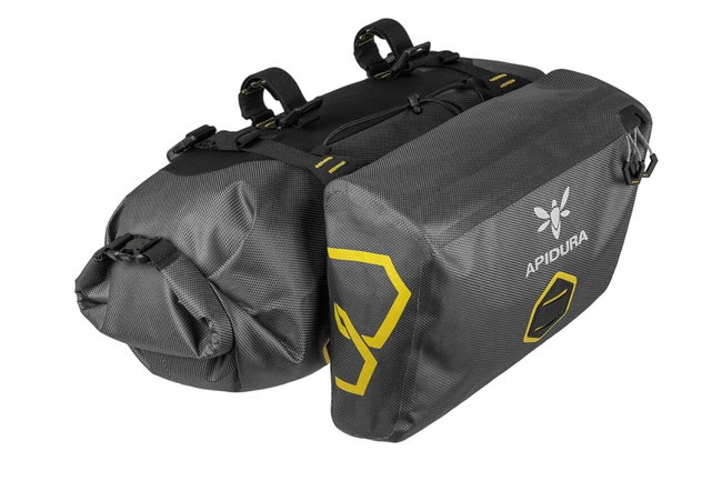Apidura - geanta mica ghidon bicicleta Expedition Accessory Pocket 4.5 litri - negru gri