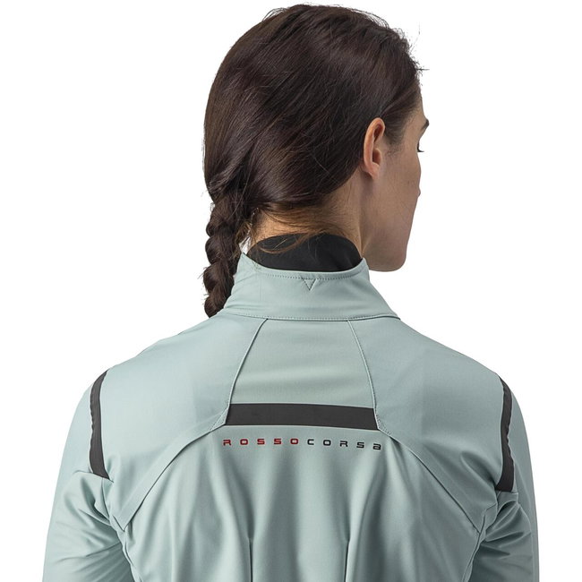 Castelli - jacheta ciclism vreme rece pentru femei Alpha Ros 2 W Jacket - albastru deschis negru