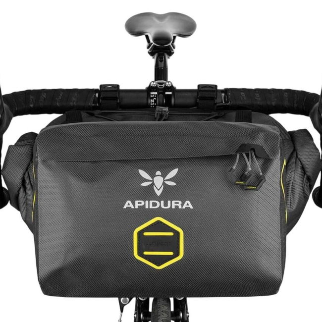 Apidura - geanta mica ghidon bicicleta Expedition Accessory Pocket 4.5 litri - negru gri