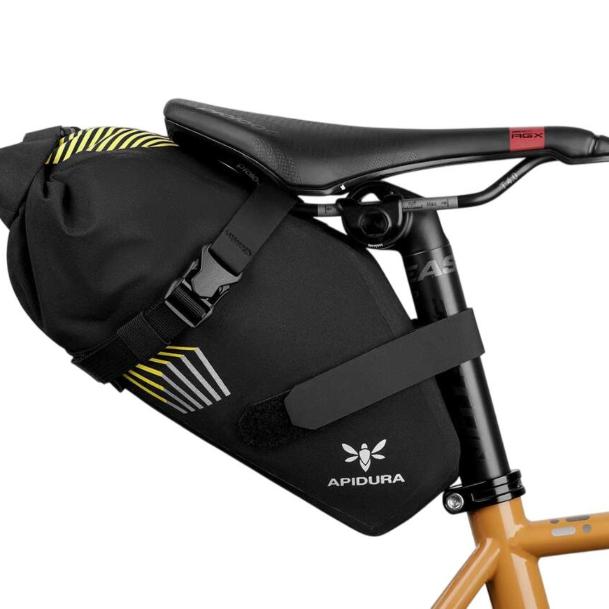 Bicycle Bags & Panniers Apidura - geanta bicicleta cu prindere sub sa,Racing Saddle Pack 3 litri - negru galben