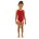 Finis - Costum de baie intreg Fete Bladeback - rosu inchis solid