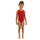 Finis - Costum de baie intreg Fete Bladeback - rosu inchis solid
