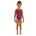 Finis - Costum de baie intreg Fete Bladeback - mov inchis cabernet solid