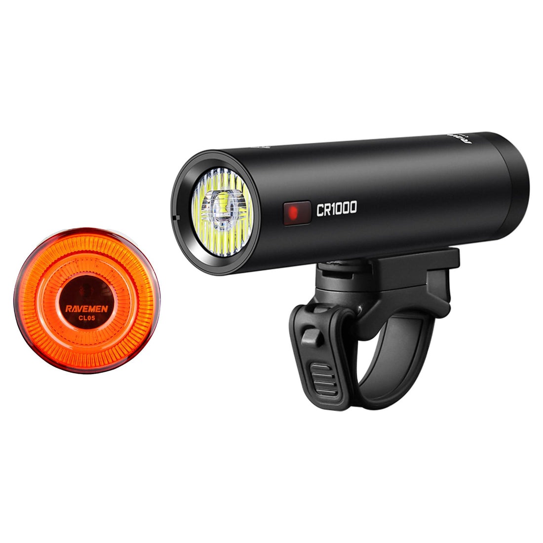 Ravemen Set far + stop RAVEMEN LS20 - negru
