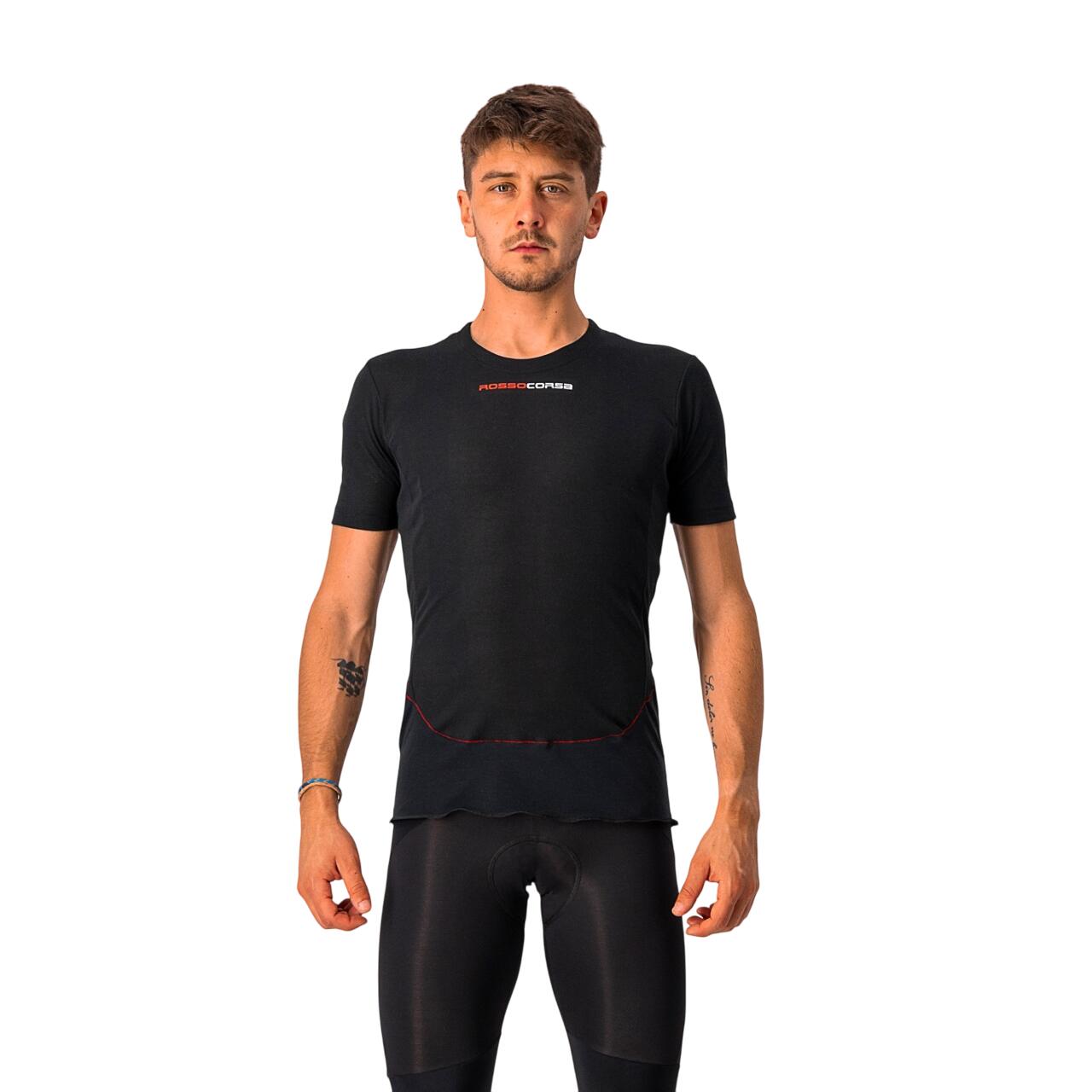 Castelli Castelli bluza de corp cu maneca scurta Prosecco Tech Short Sleeve - negru