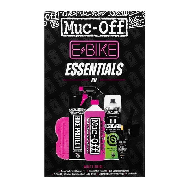 Muc-Off - set produse curatare si protectie bicicleta electrica Bicycle Essentials Kit E Bike