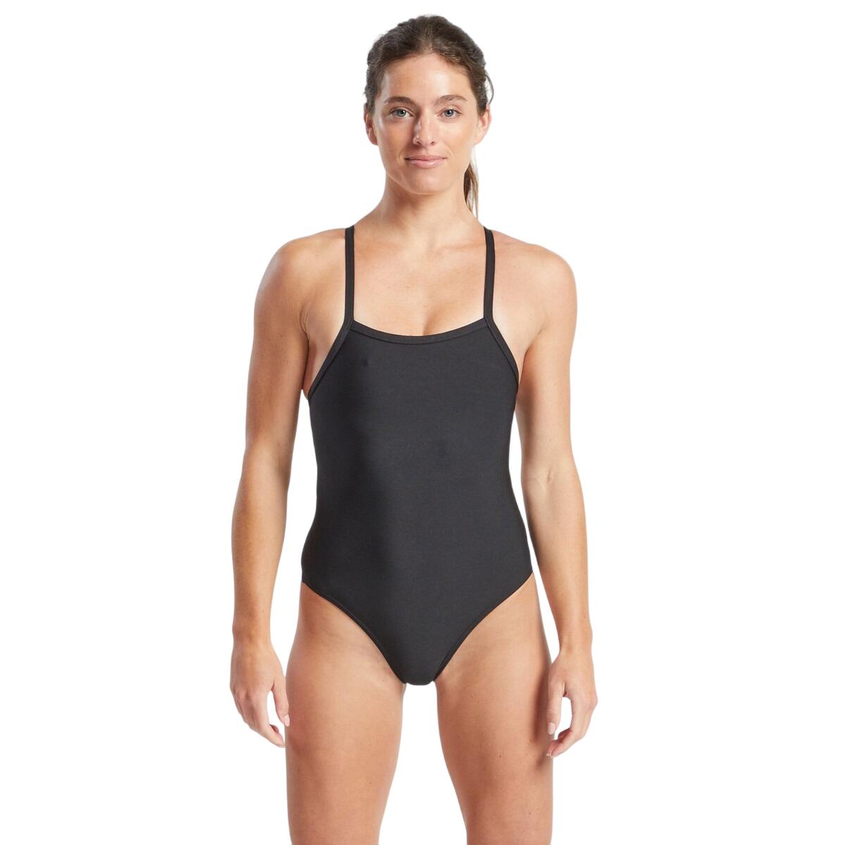 Finis Finis - Costume de baie intreg pentru femei - Skinback Solid - negru