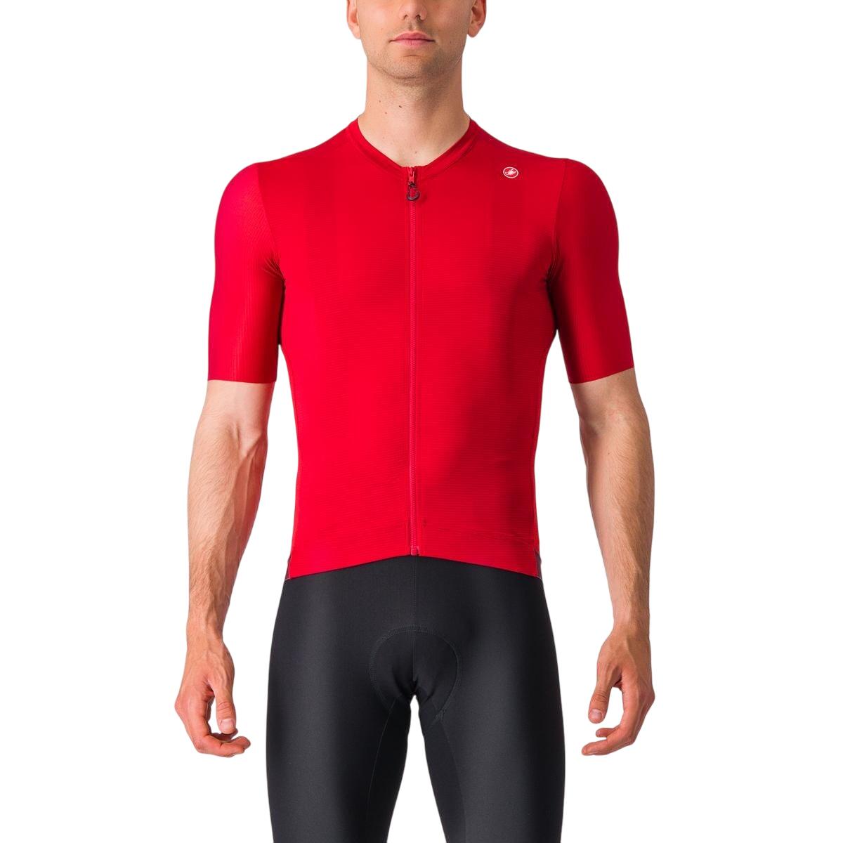 Bicycle Jerseys Tricou cu maneca scurta Castelli Espresso Rosu