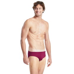 Finis - Slip inot barbati - Brief Solid - Visiniu Cabernet