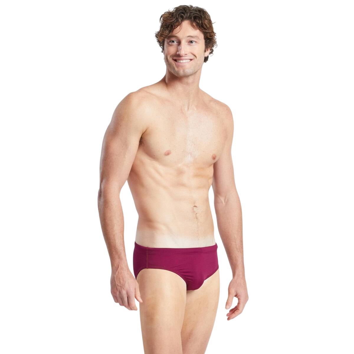 Finis Finis - Slip inot barbati - Brief Solid - Visiniu Cabernet