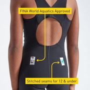 Finis - costum inot tehnic copii - Fuse Jr Openback Kneeskin - Cotton Candy