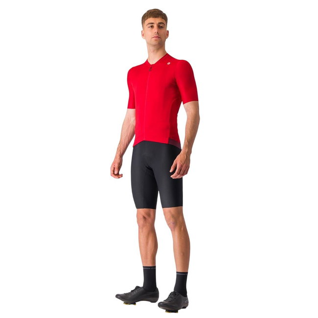 Tricou cu maneca scurta Castelli Espresso Rosu