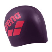 Arena - casca inot silicon - Big Logo - Plum I Bright I Coral