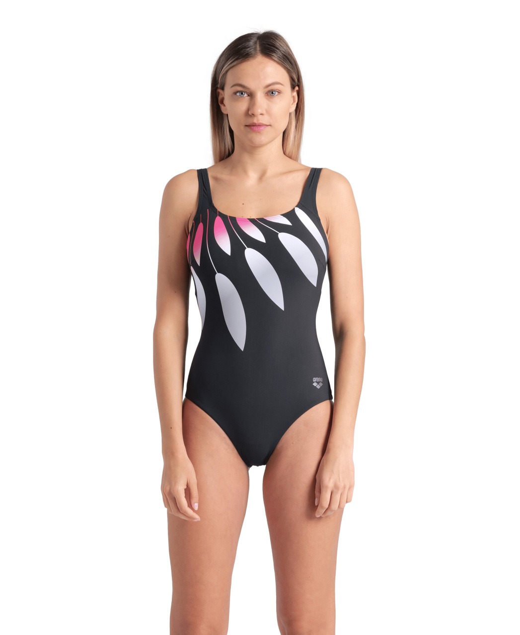 Arena Arena - costum inot femei intreg - W Swimsuit Giuliana Squared Back C - Night Grey I Night Grey I Multi