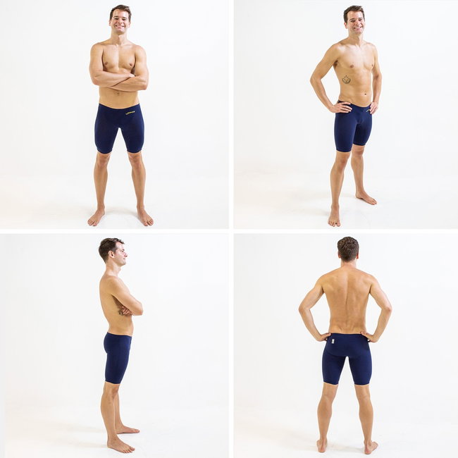 Finis - Costum inot tehnic pentru baieti sau barbati - Fuse Jammer - bleumarin