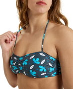 Arena - costum inot femei 2 piese - Bikini Bandeau Allover - Asphalt I Multi