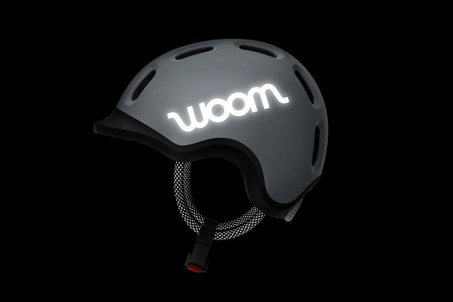 Woom - casca copii - Ready - Light Grey