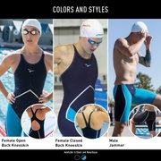 Finis - Costum inot tehnic pentru baieti sau barbati - Rival Jammer - negru