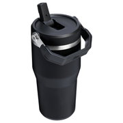 Stanley - termos tip sticla cu pai - IceFlow™ Flip Straw Tumbler - 0.6L - negru