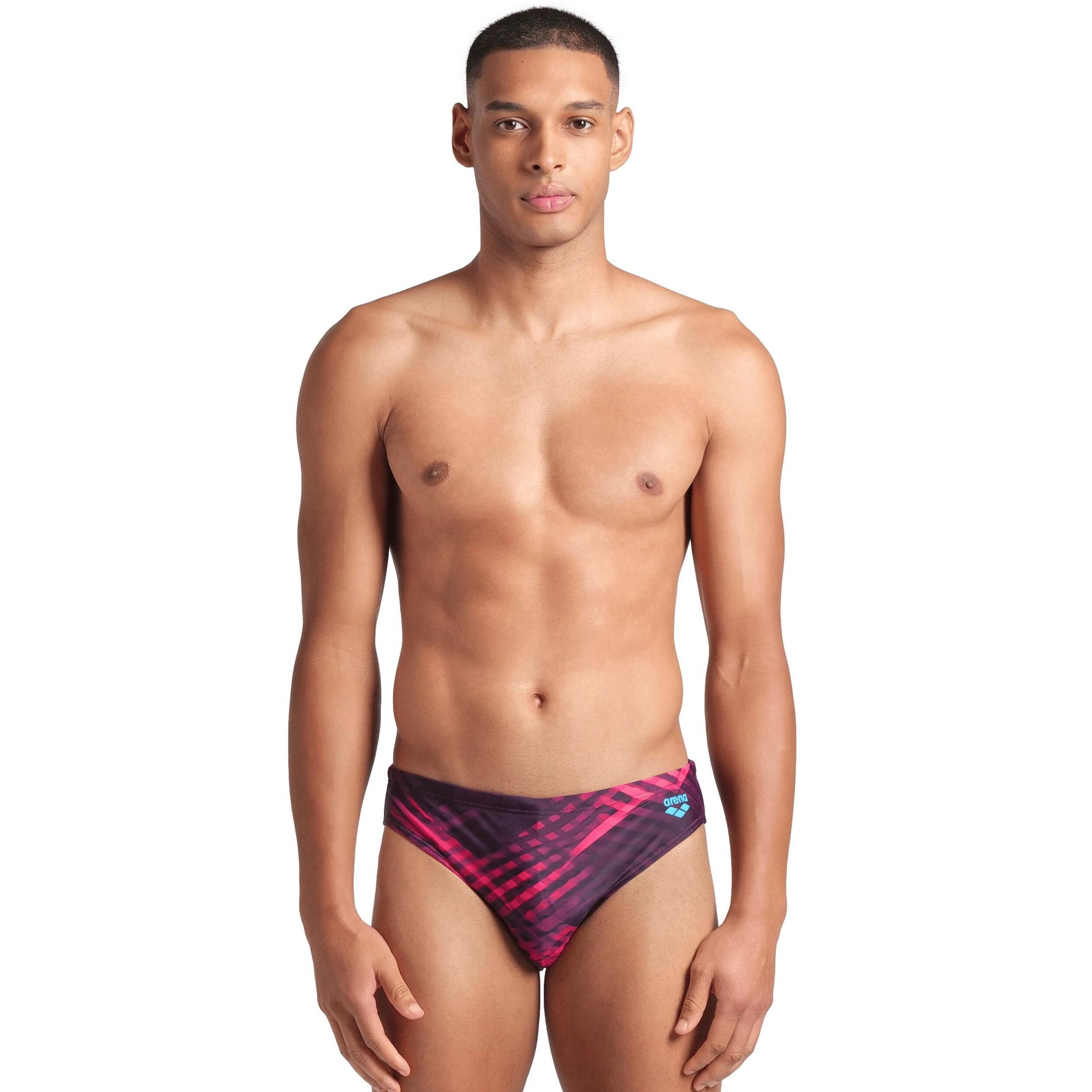 Arena Arena - costum inot barbati - slip - Swim Br Allover - Dark Purple I Multi