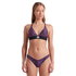 Arena - costum inot femei 2 piese - Monogram Elastic Bikini Triangle - Black I Multi