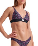 Arena - costum inot femei 2 piese - Monogram Elastic Bikini Triangle - Black I Multi