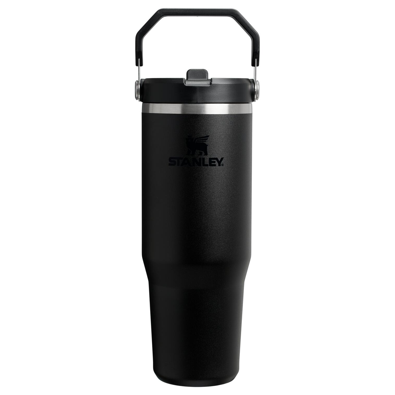 Stanley Stanley - termos tip sticla cu pai - Iceflow Flip Straw Tumbler 2.0 - negru - 0.89 L
