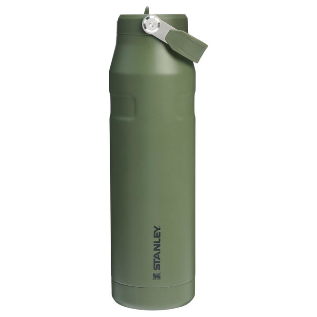 Stanley - termos tip sticla cu pai - Iceflow Flip Straw Lid - verde - 1.06 L