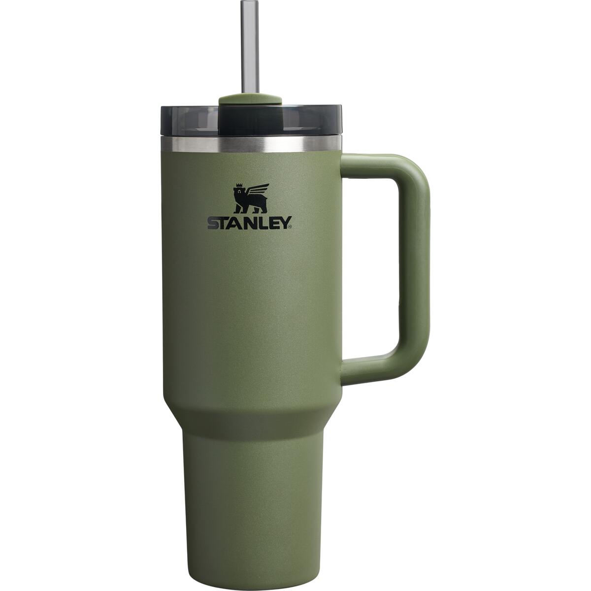Stanley Stanley - termos tip sticla cu pai - Quencher H2.0 Tumbler - Verde negru - 1.18L