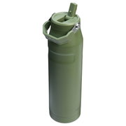 Stanley - termos tip sticla cu pai - Iceflow Flip Straw Lid - verde - 1.06 L
