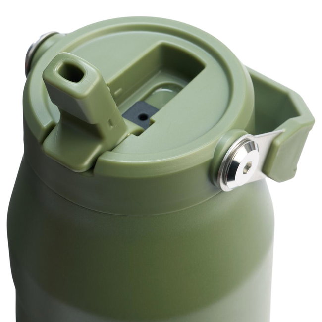 Stanley - termos tip sticla cu pai - Iceflow Flip Straw Lid - verde - 1.06 L
