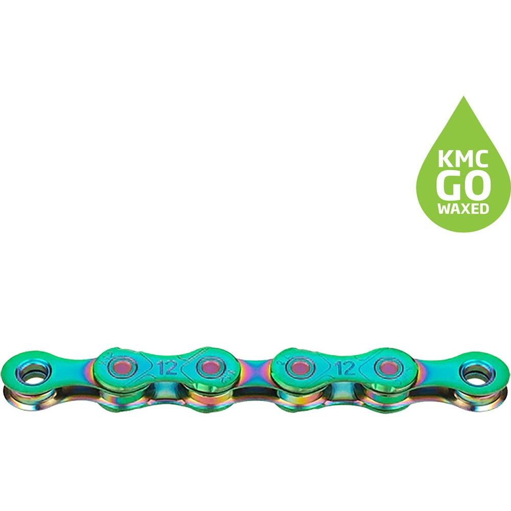 Bicycle Chains KMC - lant - 12 viteze - X12 - 126 Zale  - Aurora I Green - ceruit
