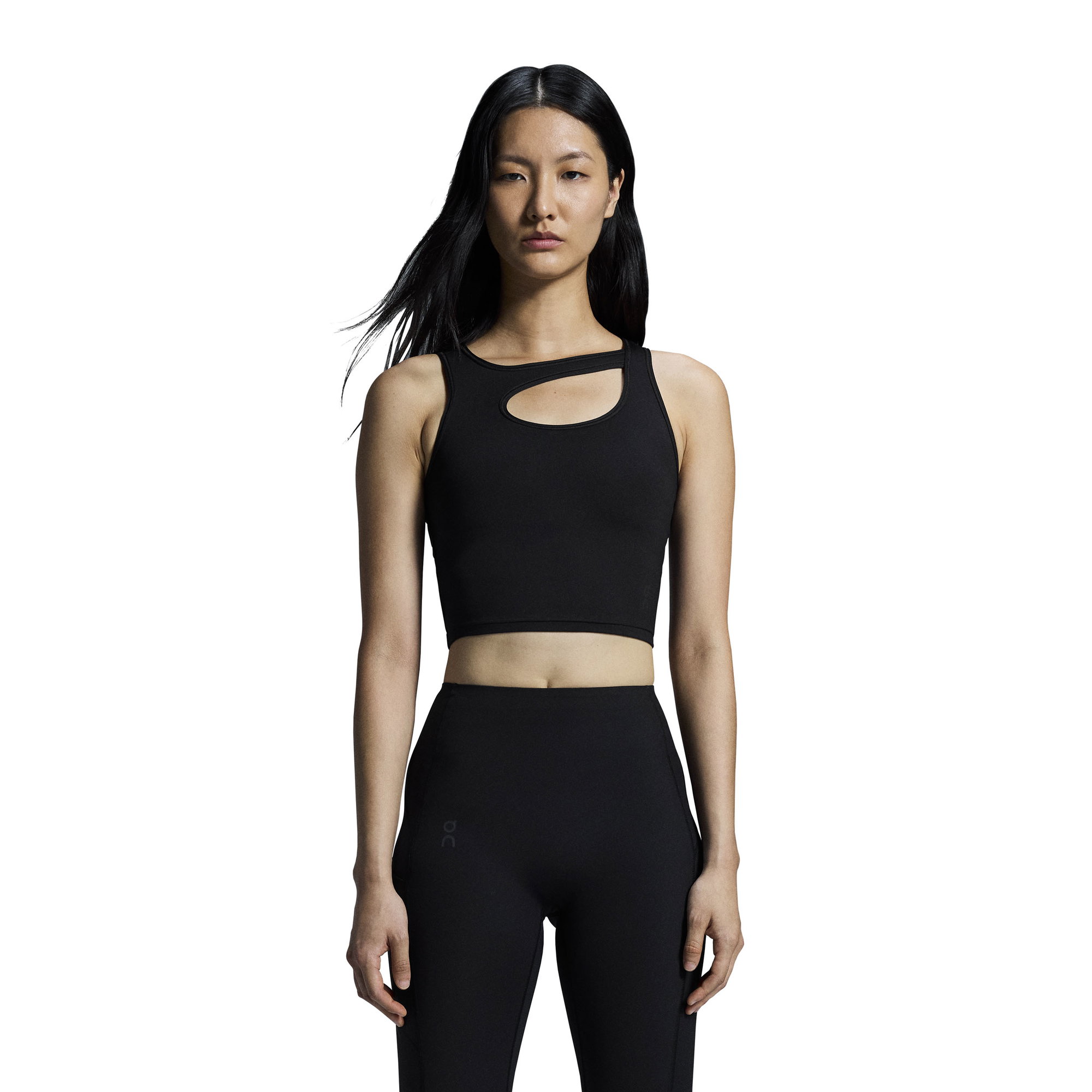 Underwear & Socks On - bustiera - Studio Cut-Out Crop W - Black