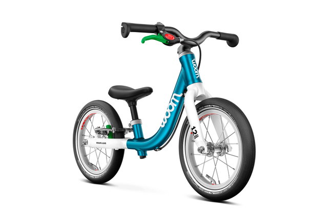 Bicicleta copii Woom 1 Go cu roti 12" albastru Metallic Blue