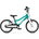 Bicicleta copii Woom 2 Go cu roti 14" verde Metallic Turquoise Petrol