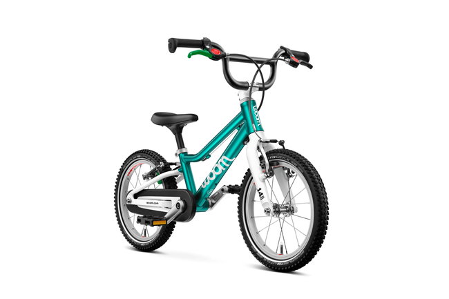 Bicicleta copii Woom 2 Go cu roti 14" verde Metallic Turquoise Petrol