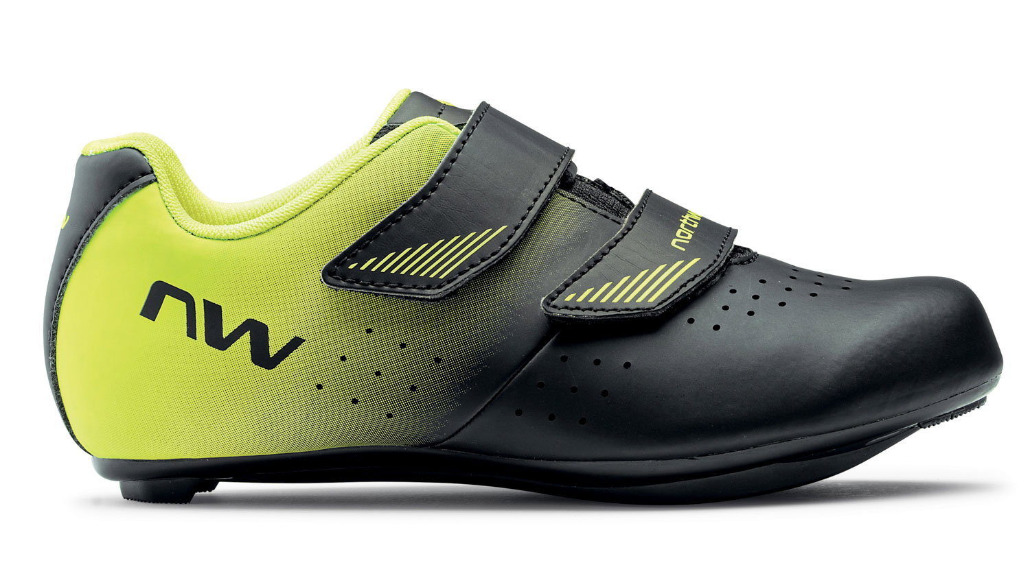 Northwave Northwave - pantofi ciclism sosea - Core Junior - Black | Yellow Fluo