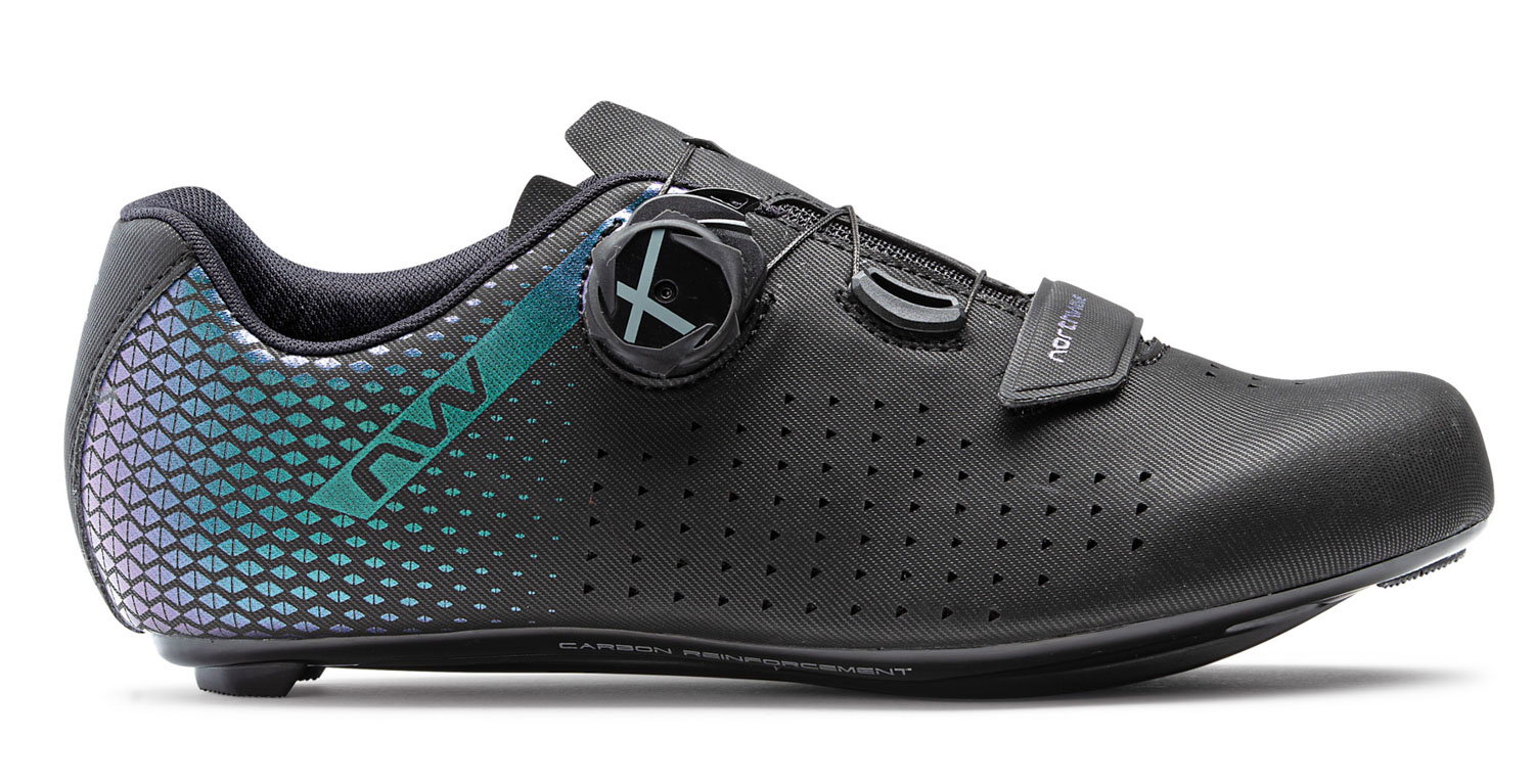 Northwave Northwave - pantofi ciclism sosea - Core Plus 2 WMN - Black | Iridescent