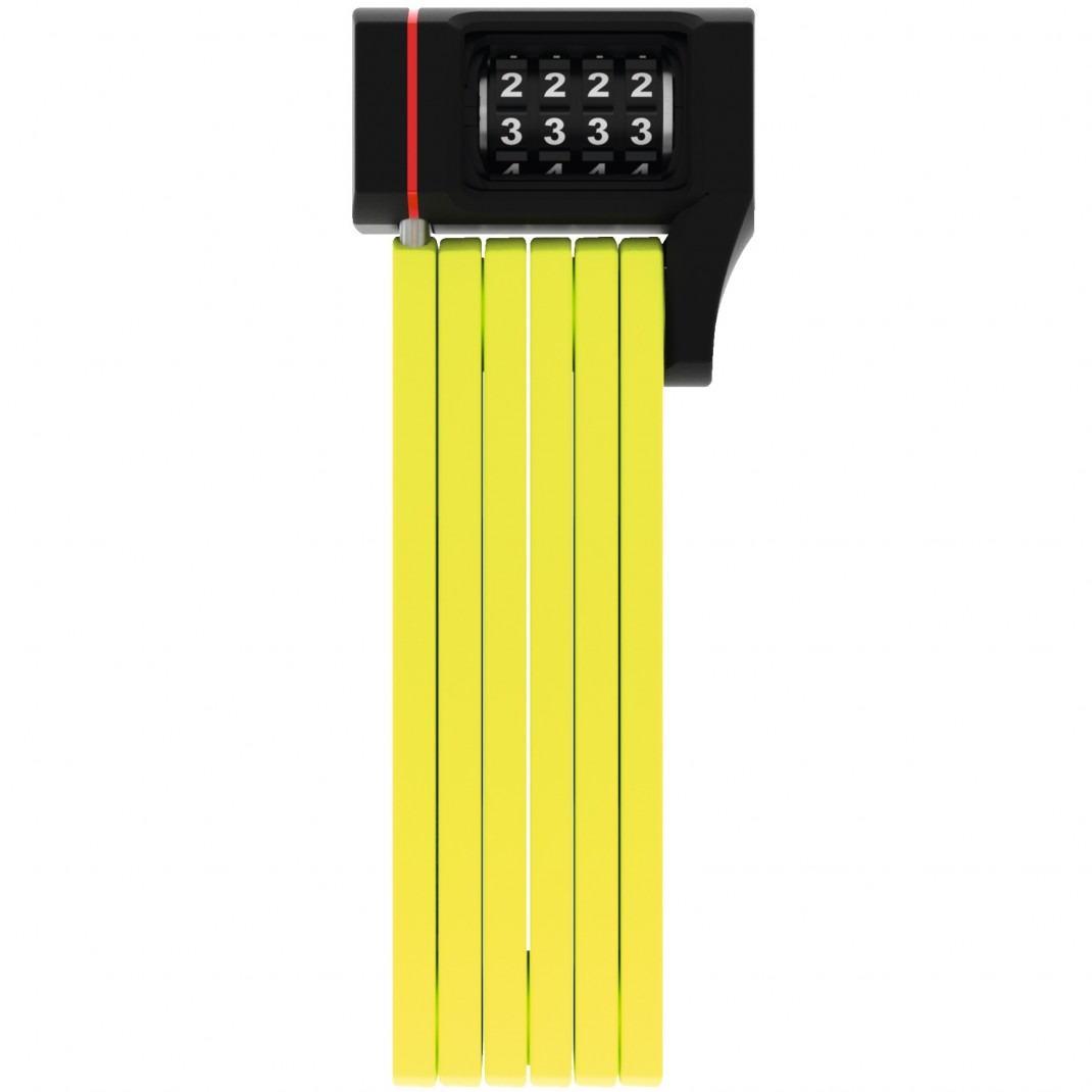 Abus Abus - antifurt bicicleta tip lacat pliabil cu cheie - uGrip Bordo 5700/80 SH - galben lime