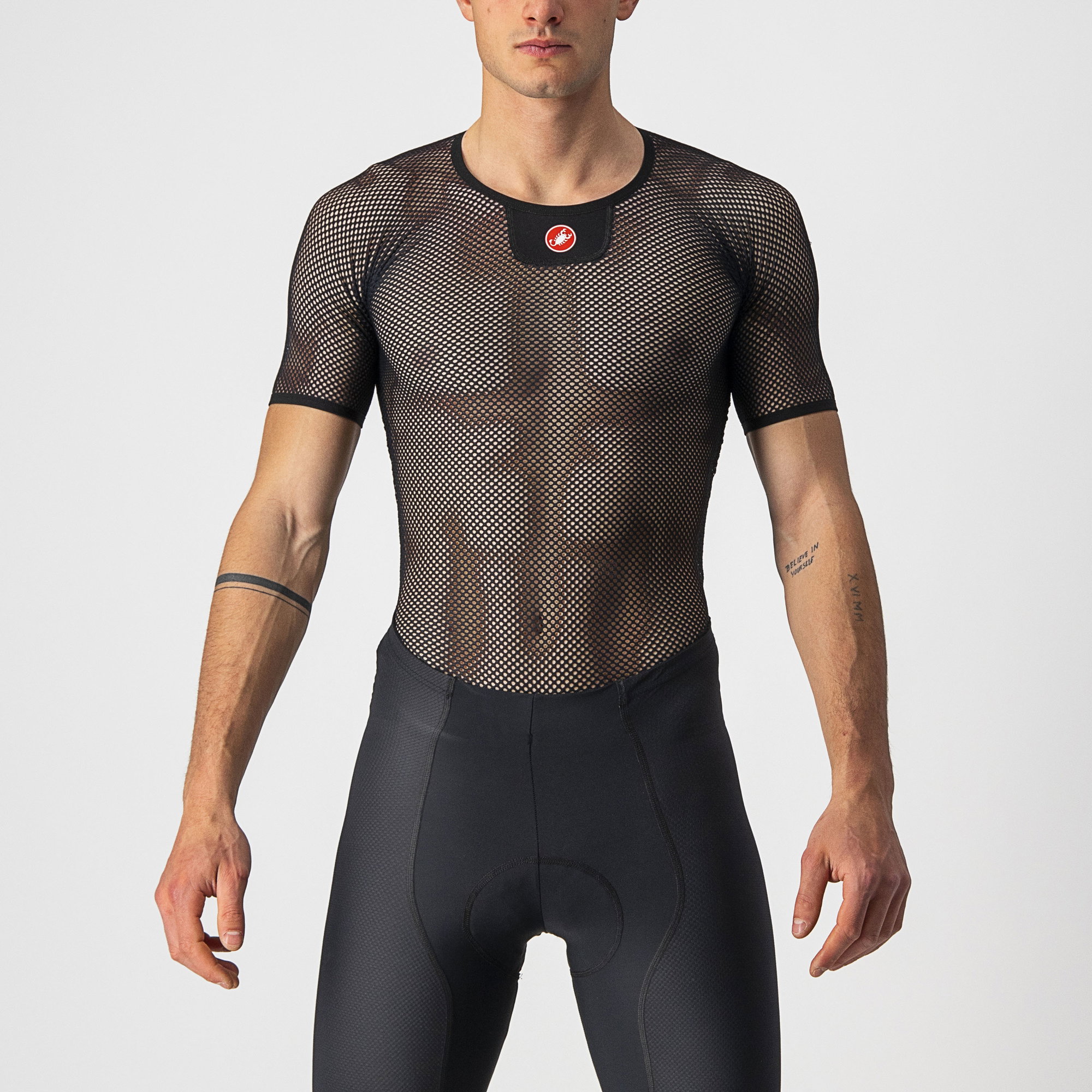 Castelli Castelli - bluza de corp cu maneca scurta - Core Mesh 3 SS - 20-30 gr C - negru