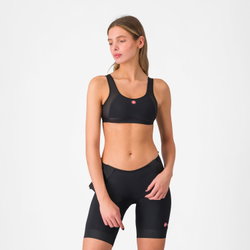 Bustieră ciclism Castelli Rosso Corsa Bra - neagră | ultraușoară
