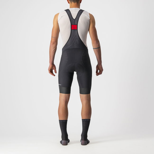 Castelli - pantaloni ciclism scurti cu bretele - Endurance 3 Bibshort - 15-35 gr C - negru