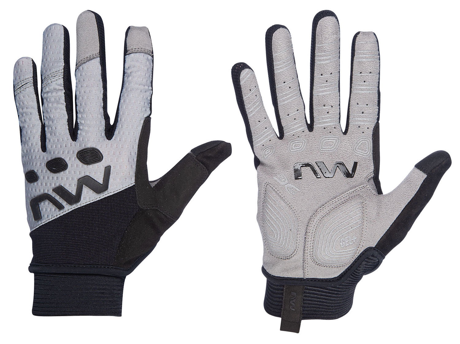 Northwave Northwave - manusi degete lungi - Spider Full Finger Glove - Grey | Black