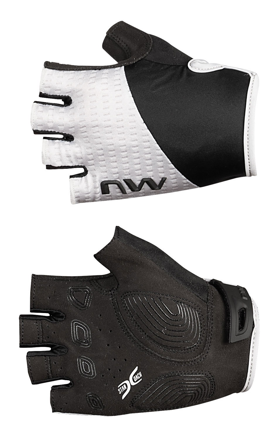 Northwave Northwave - manusi degete scurte - Fast Woman Short Finger Glove - Light Grey
