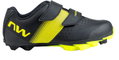 Northwave Spike 3 - pantofi ciclism MTB XC - negru galben fluo