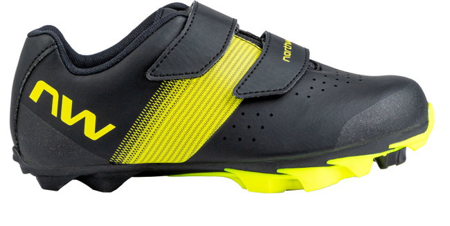Northwave - pantofi ciclism MTB XC - Hammer Junior - Black | Yellow Fluo