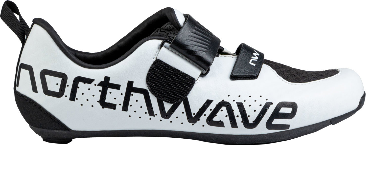 Northwave - pantofi ciclism sosea triatlon - Tribute Carbon - White | Black