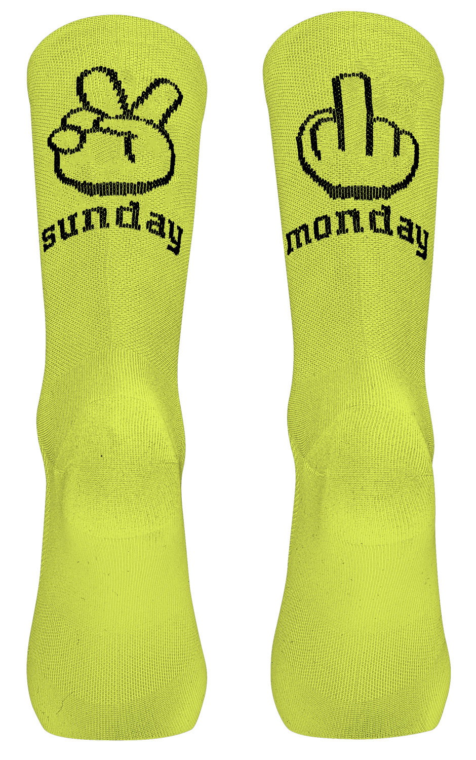 Northwave Northwave - sosete ciclism - Sunday Monday Sock - Yellow Fluo